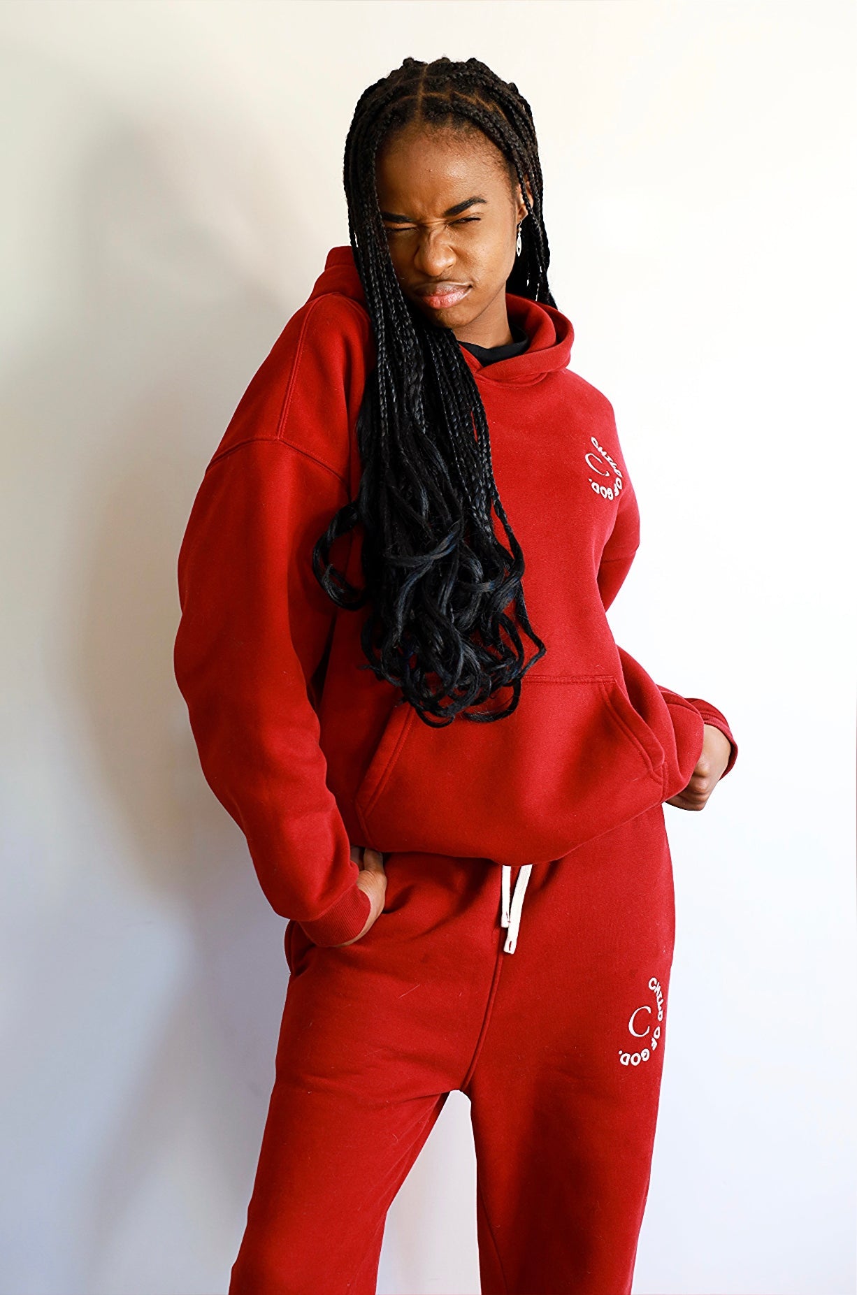 #LUXCOGJoggers - Red - The Azara Brand