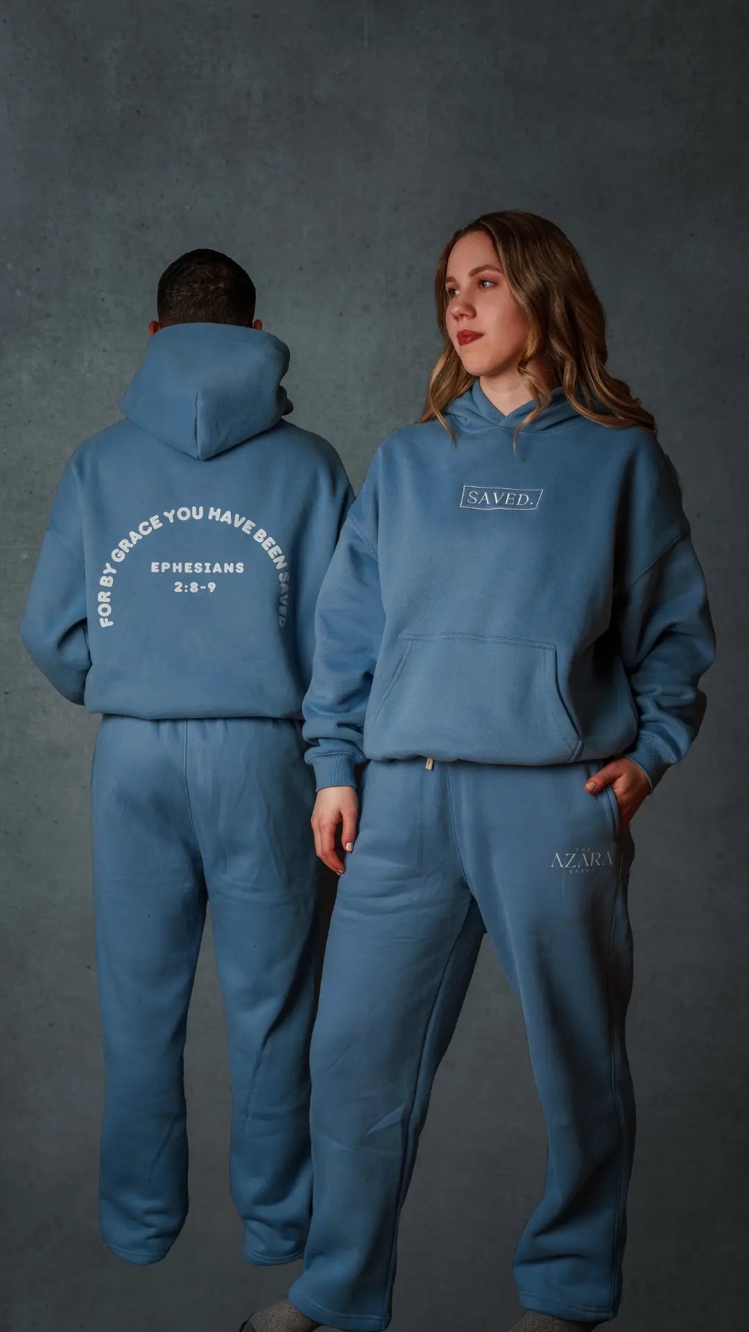 #SAVEDJoggers in BlueSerenity - The Azara Brand