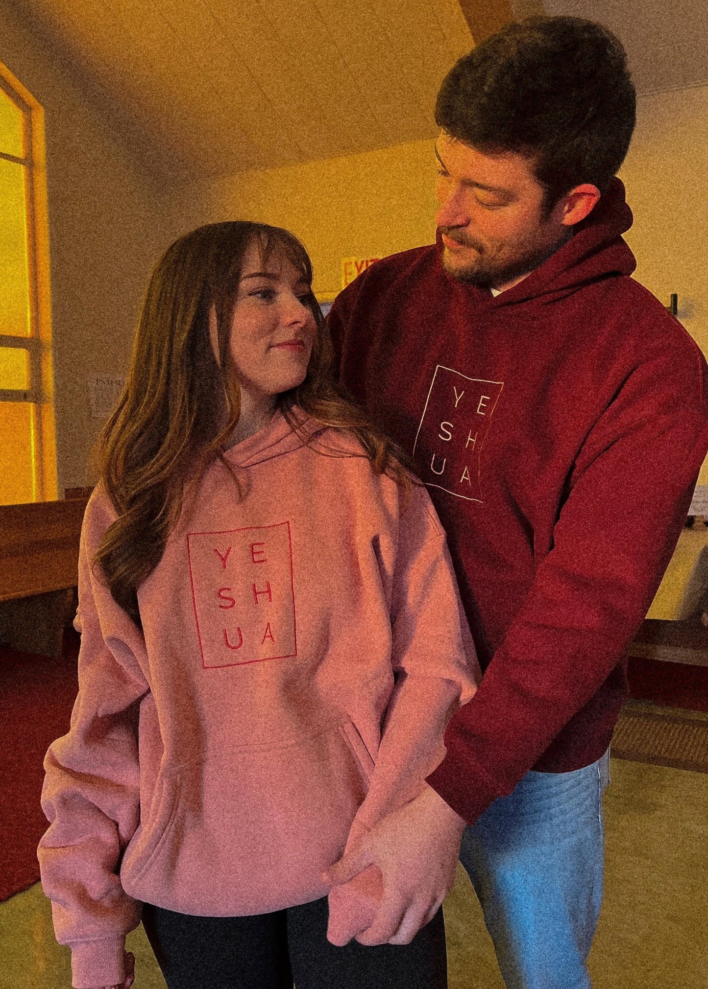 YESHUA Hoodie - Pink (PREORDER DELIVERY TAKES 4 - 6weeks) - The Azara Brand