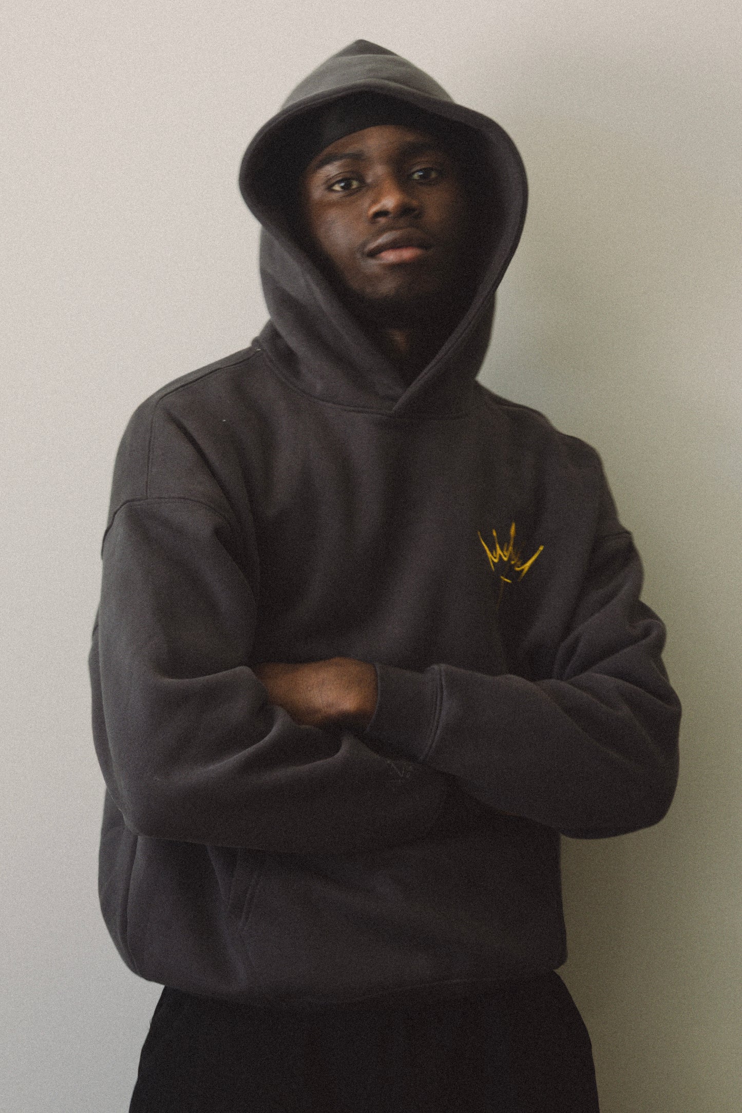 (PRE ORDER) King Jesus Hoodie in Dark Grey