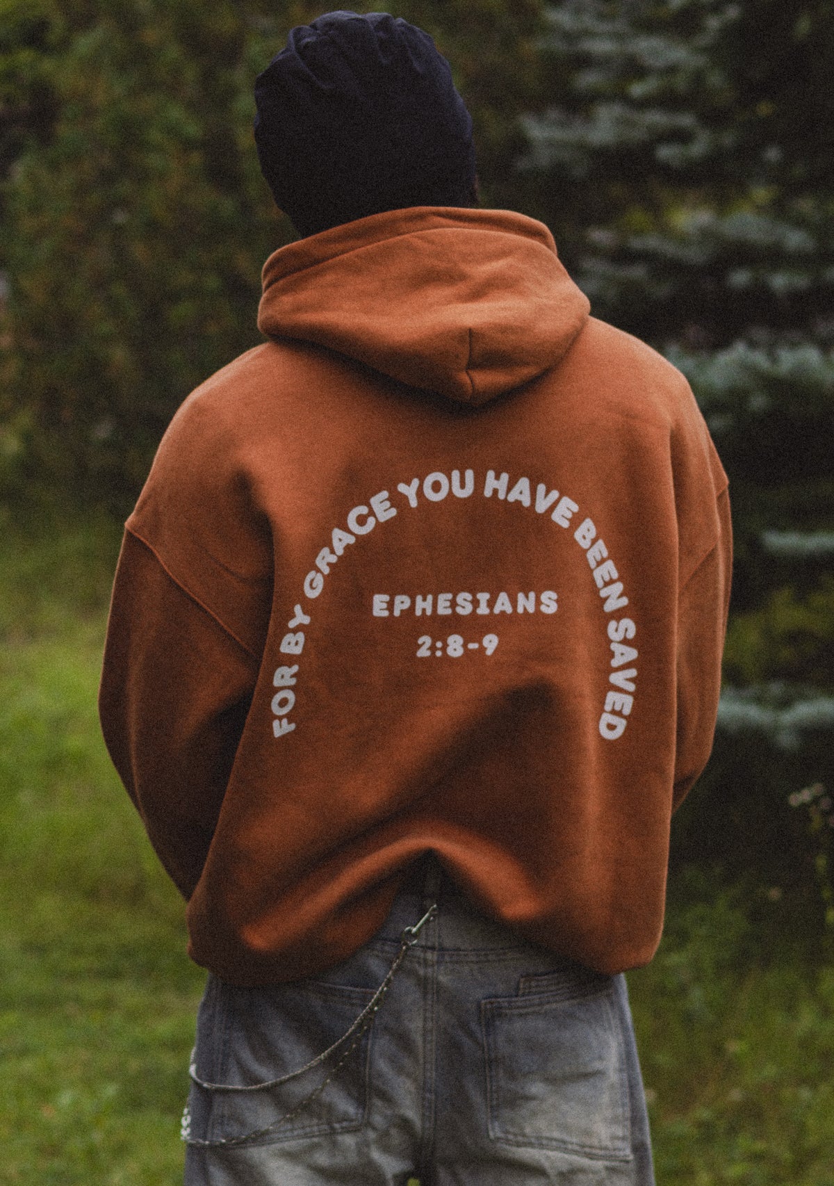 (PREORDER) - #SAVEDHoodie in Burnt Orange