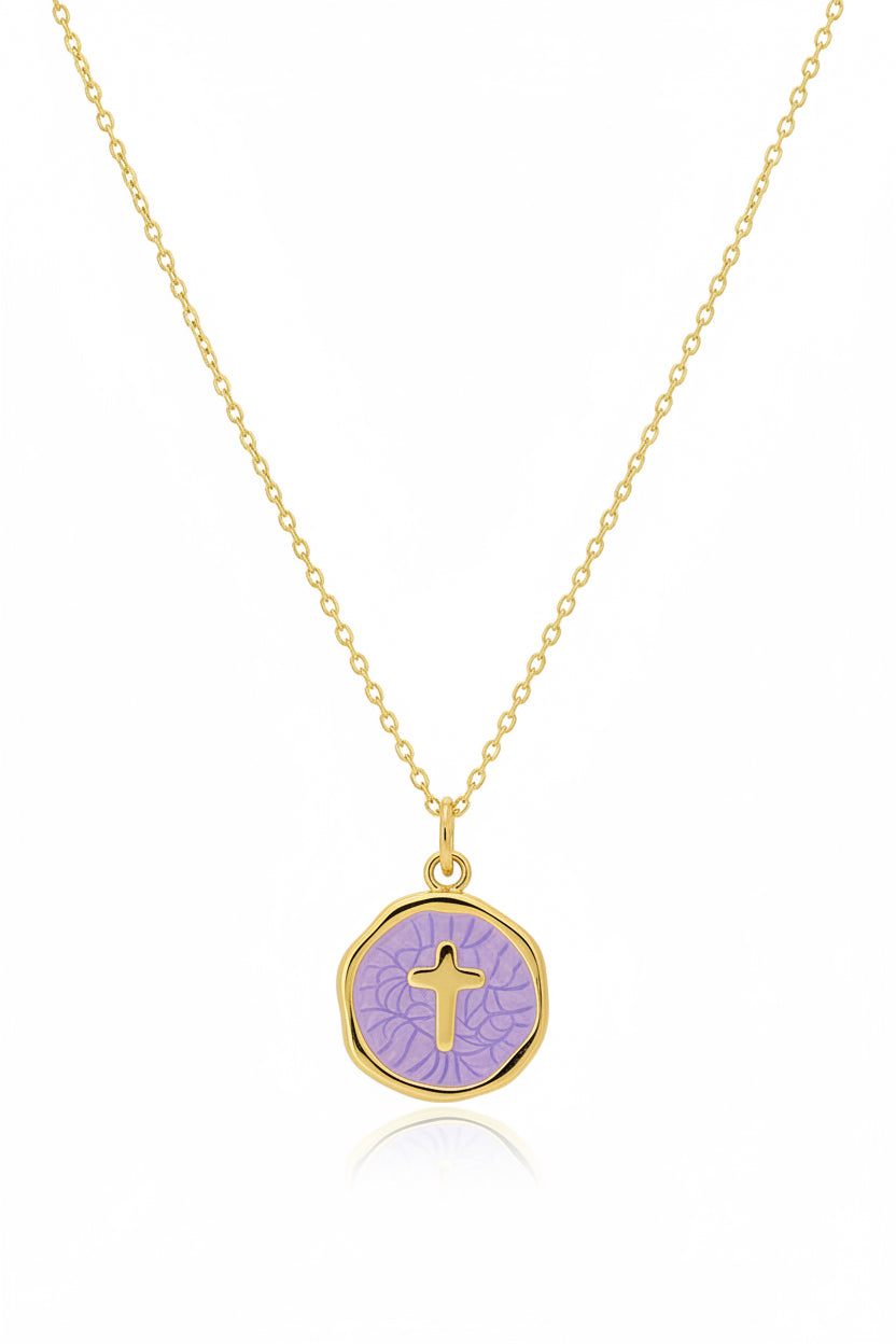 Enamel Cross necklace