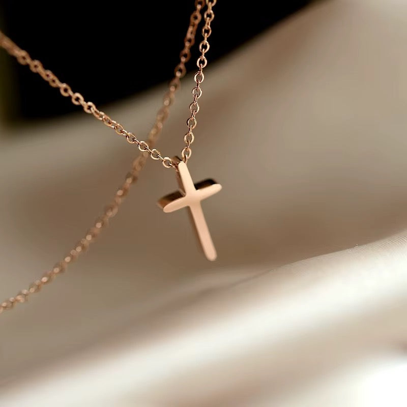 Minimalist Cross necklace