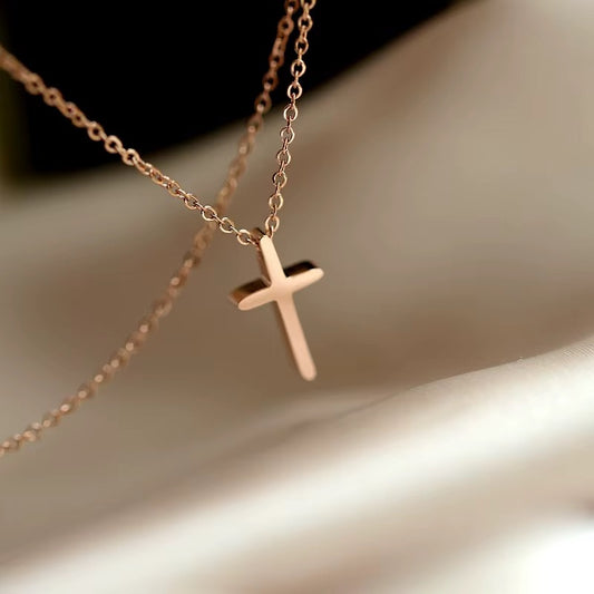 Minimalist Cross necklace