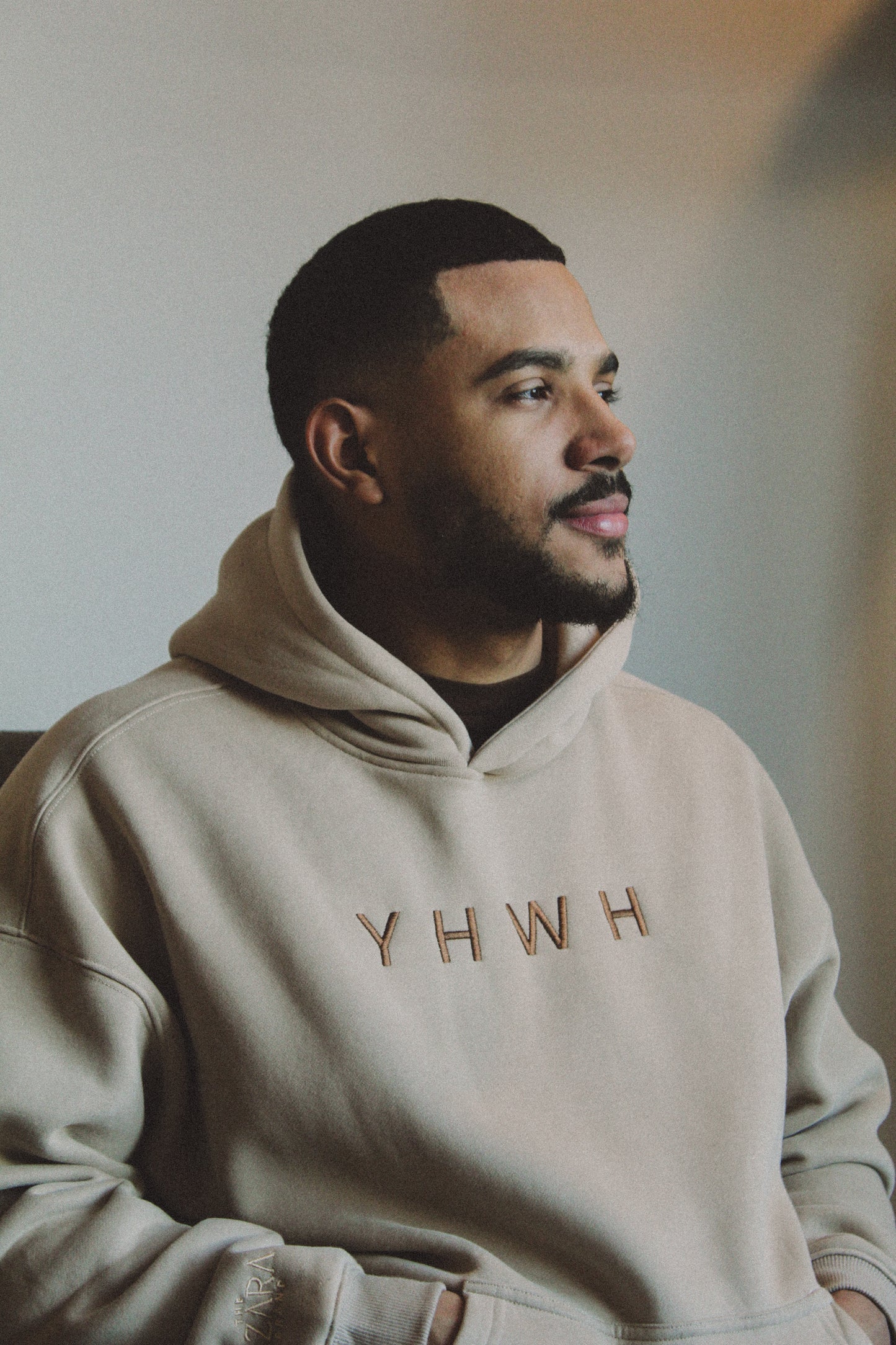 (PRE-ORDER 6 WEEKS) #YHWH Hoodie in COCOA BUTTER