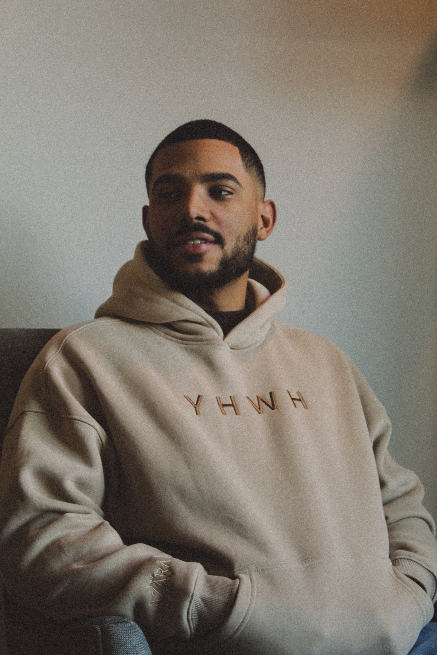 (PRE-ORDER 6 WEEKS) #YHWH Hoodie in COCOA BUTTER