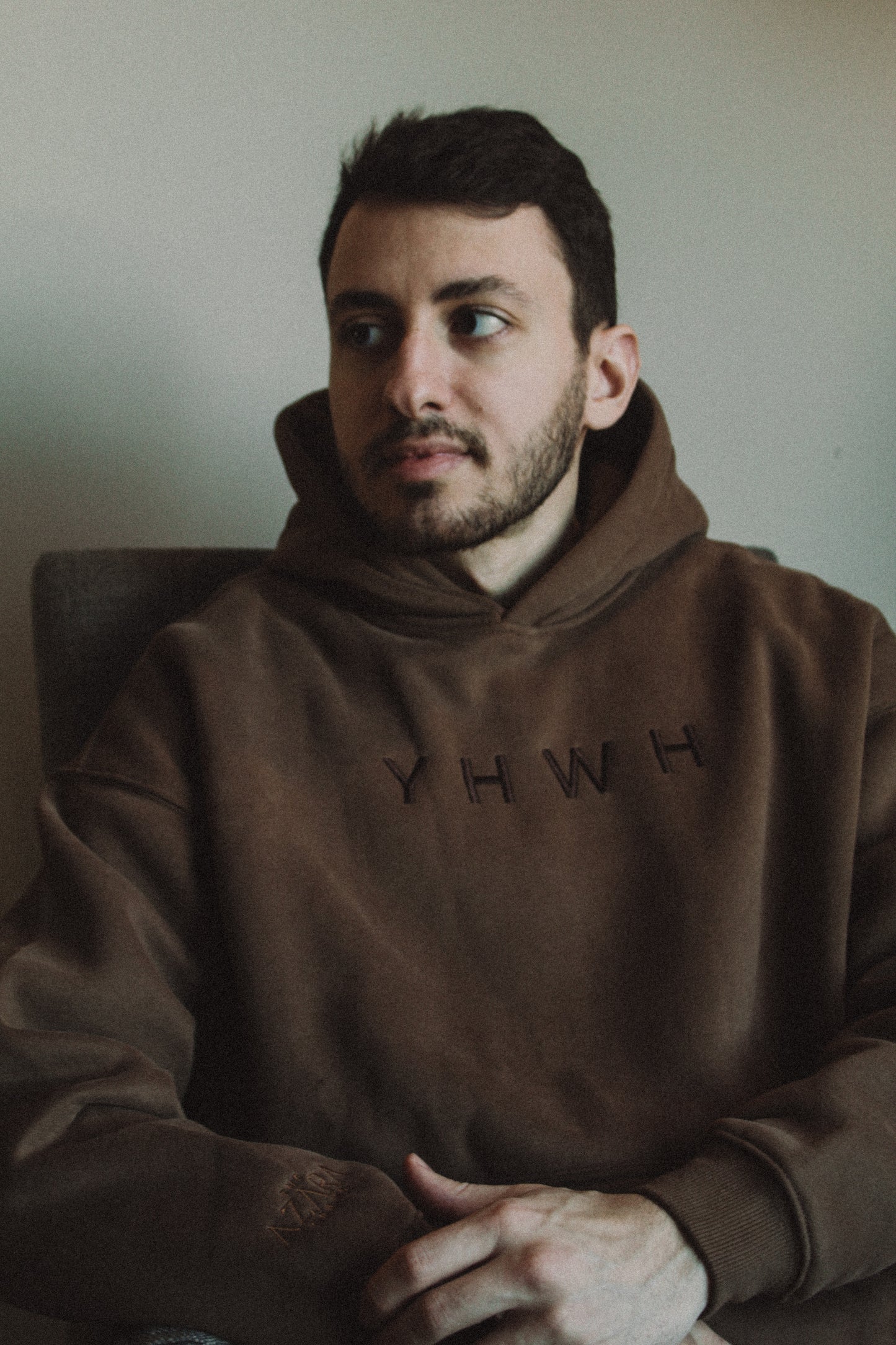 (PRE-ORDER 6 weeks) #YHWH Hoodie in COFFEE
