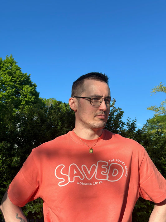 #SAVEDT - SHIRT in Coral - The Azara Brand